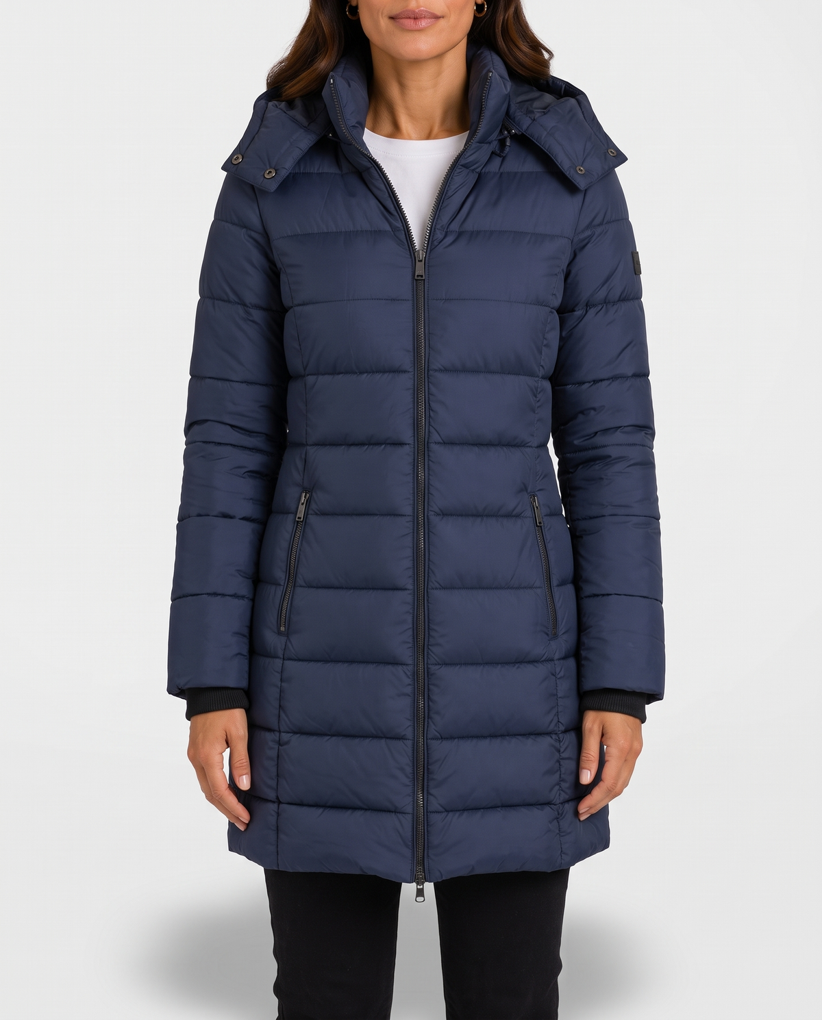 Long Hooded Puffer Jacket | Insulated Winter Coat