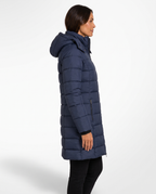 Long Hooded Puffer Jacket | Insulated Winter Coat
