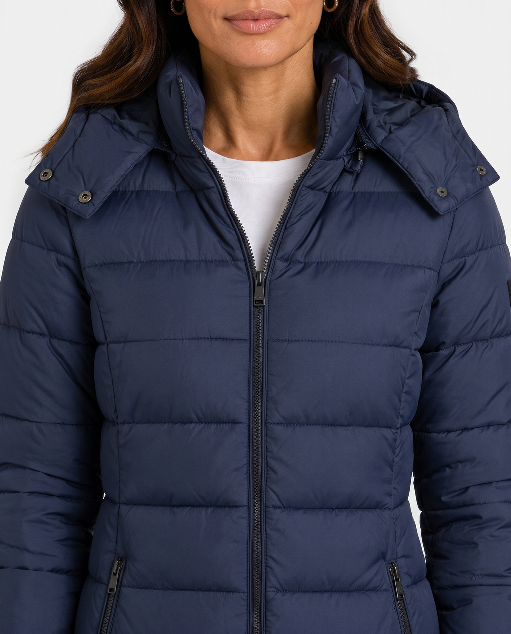 Long Hooded Puffer Jacket | Insulated Winter Coat