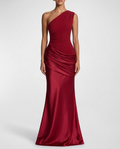 Maeve Christmas Maxi Dress - Deep Red