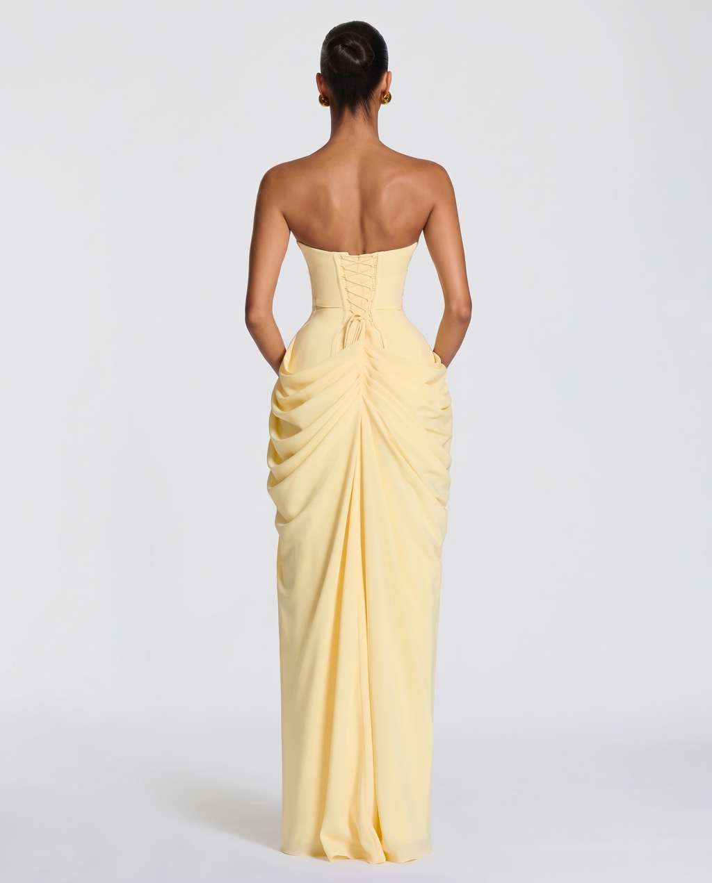 Corset Wedding Guest Maxi Dress