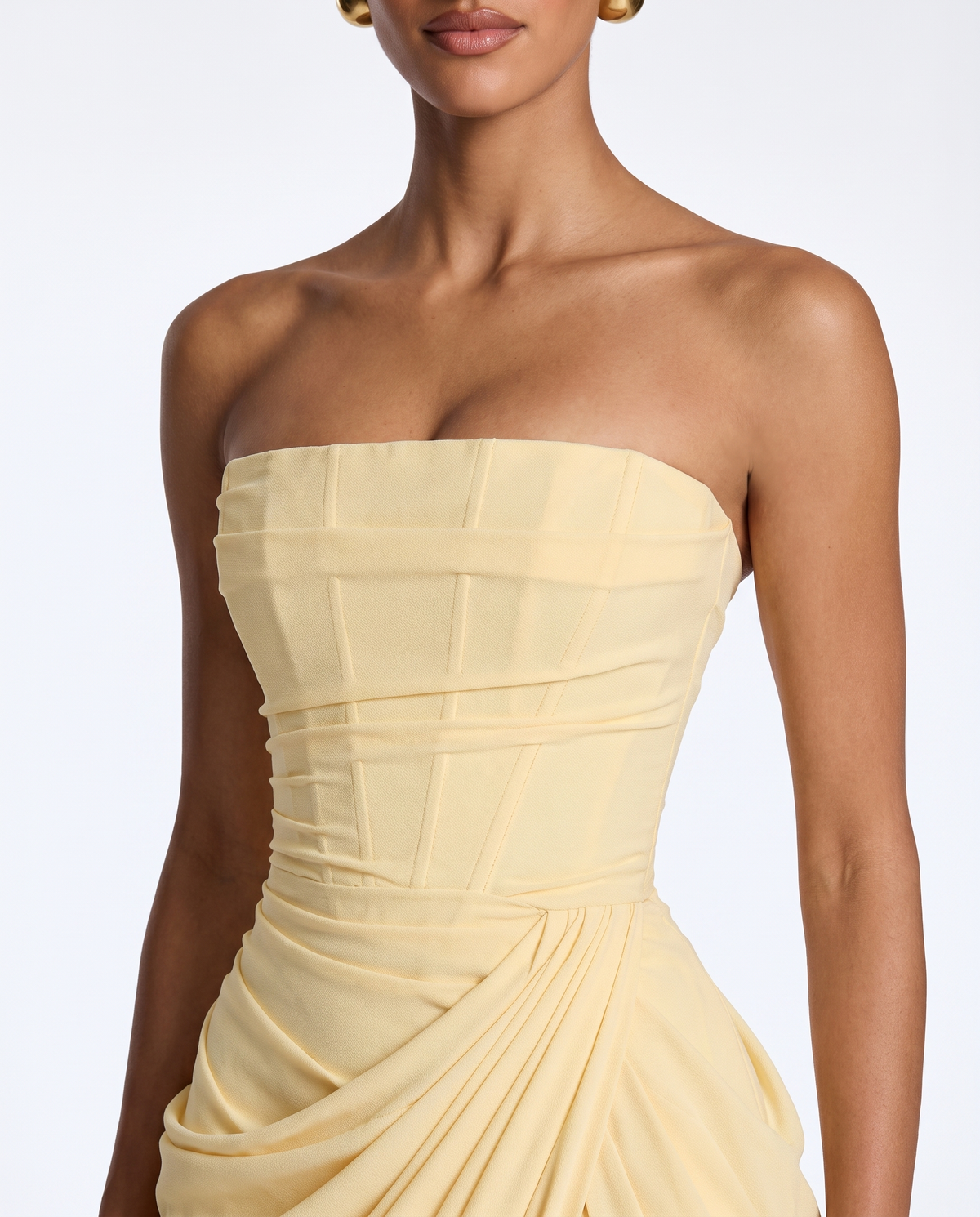Corset Wedding Guest Maxi Dress