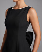 Amélie Pearl Mini Dress Elegant Wedding Guest Dress