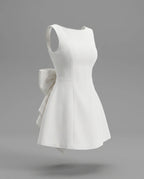 Amélie Pearl Mini Dress Elegant Wedding Guest Dress
