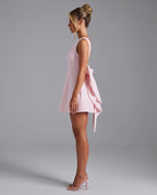 Amélie Pearl Mini Dress Elegant Wedding Guest Dress